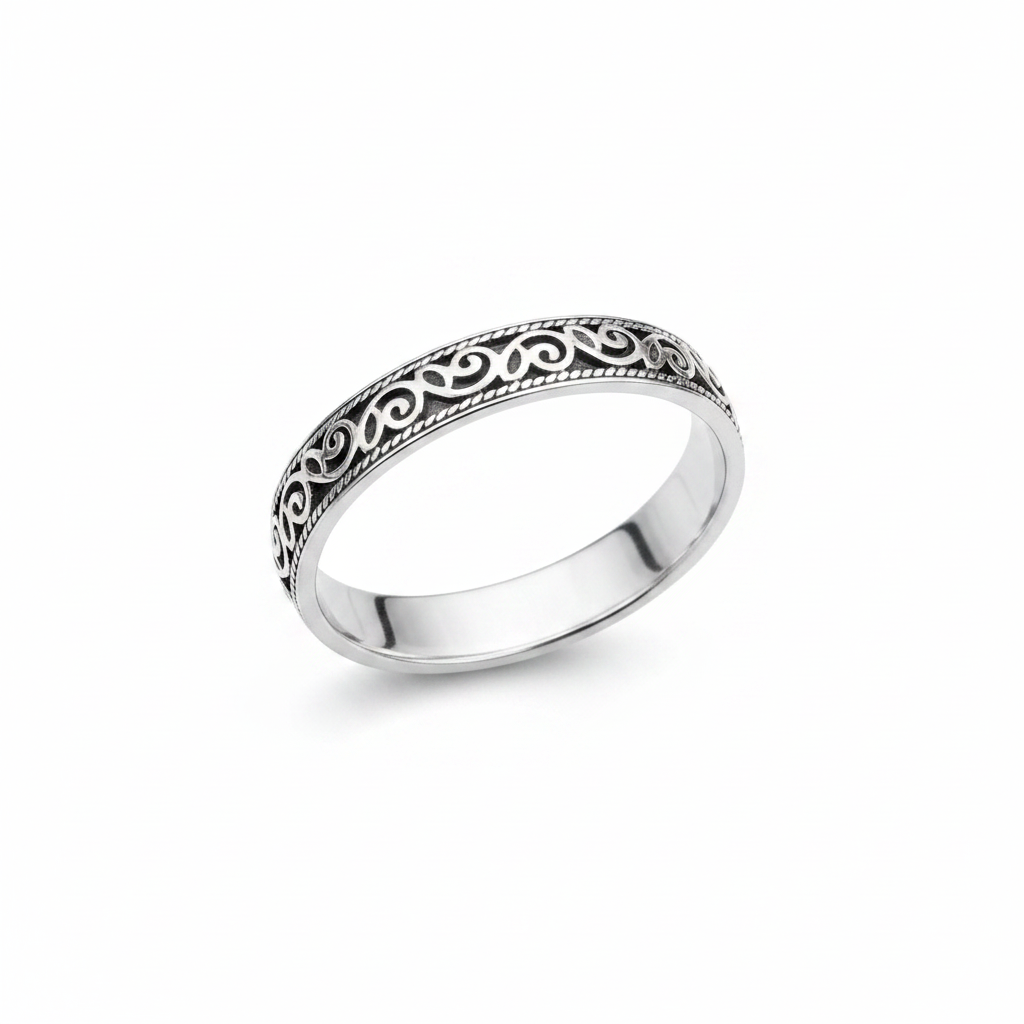 Filigree Band Ring | Victor - detail
